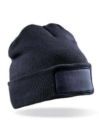 Result Genuine Recycled - Recycled Double Knit Printers Beanie