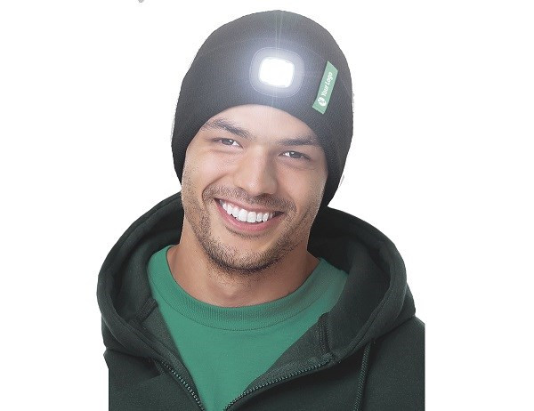 BEANIE SPITZBERGEN MIT LED-LEUCHTE aus recycelten PET-Flaschen (rPET)