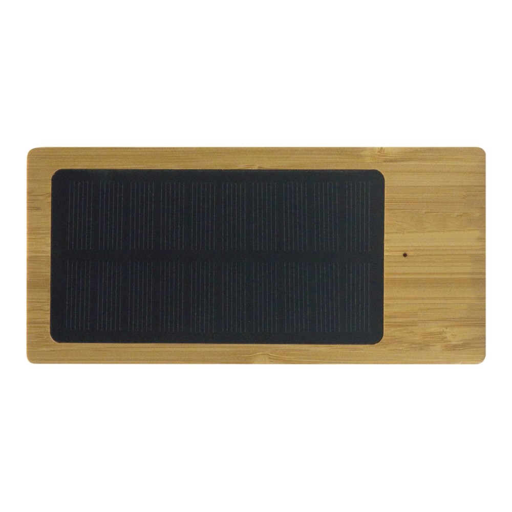 Solar Powerbank Bambus 8000mAh