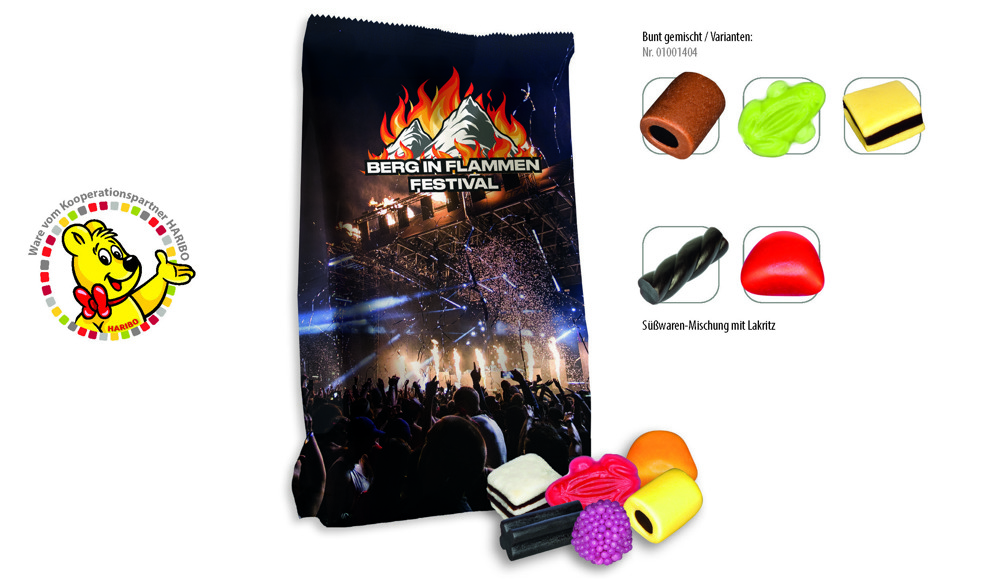 Bodenstandbeutel HARIBO Color-Rado 150 g , Inhalt: HARIBO Color-Rado