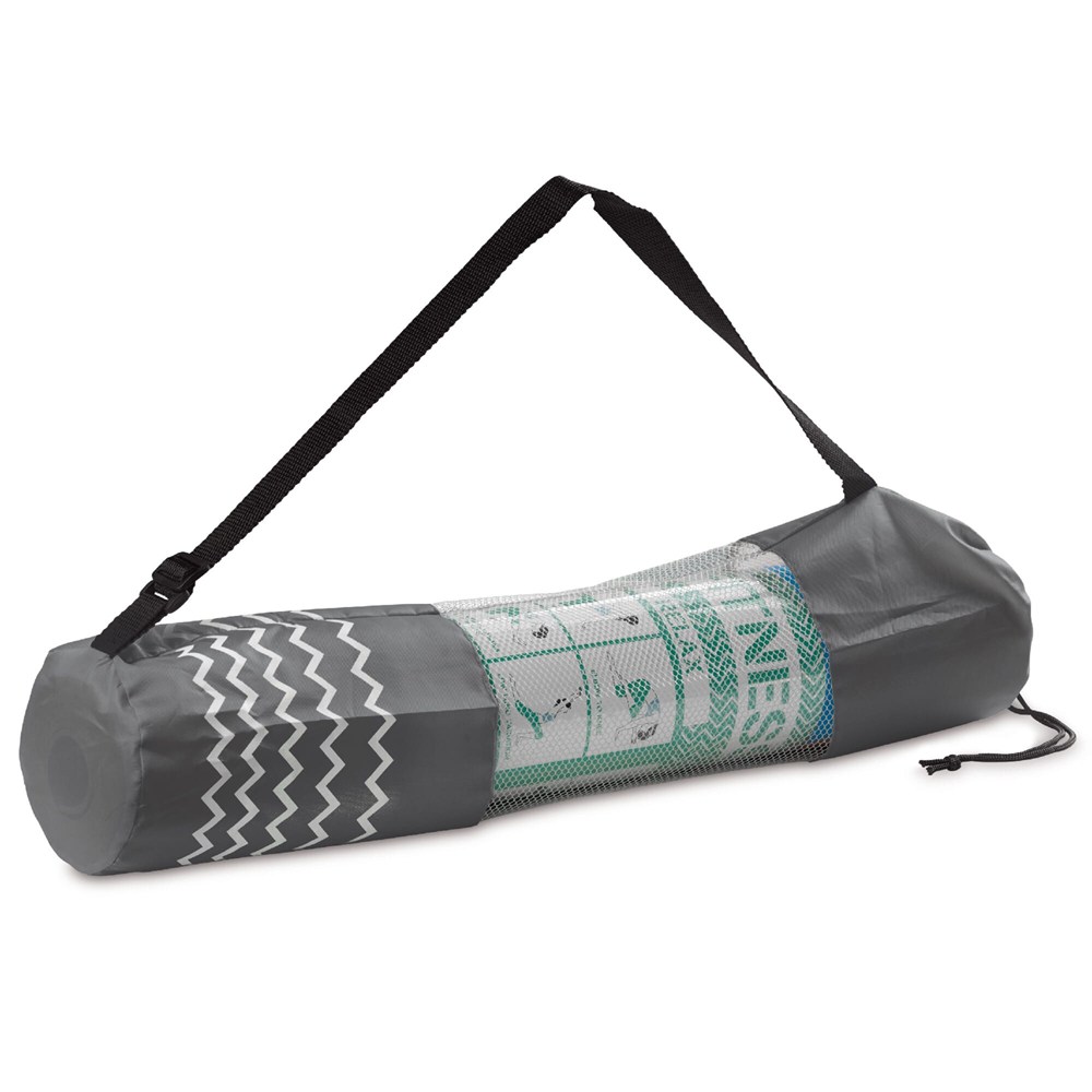 Fitness-Yogamatte mit Trageriemen