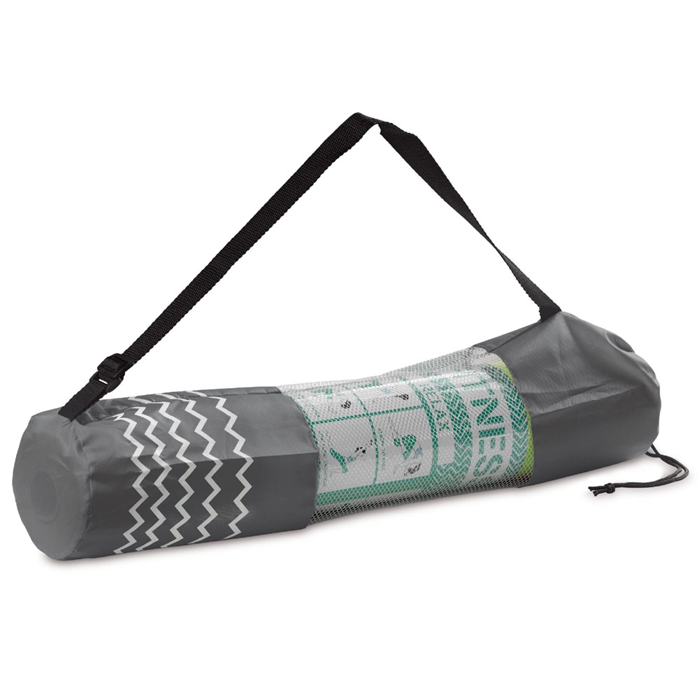 Fitness-Yogamatte mit Trageriemen