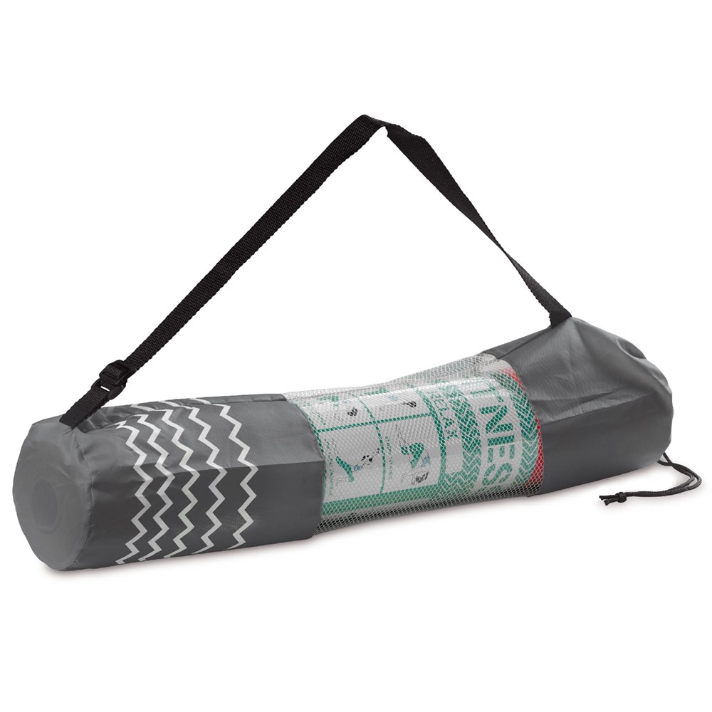 Fitness-Yogamatte mit Trageriemen