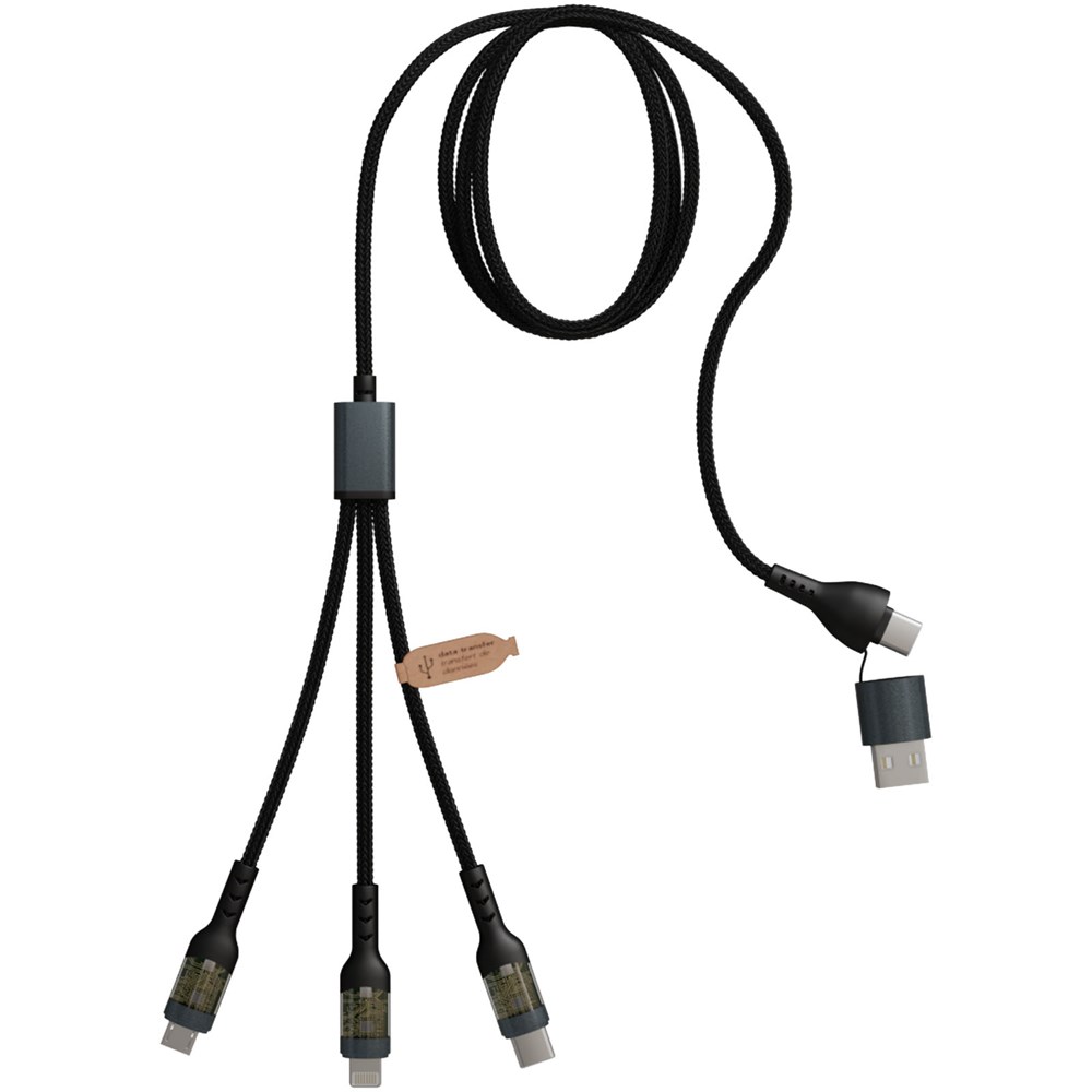 SCX.design O32 faltbare Telefonladestation mit 3-in-1 Ladekabel