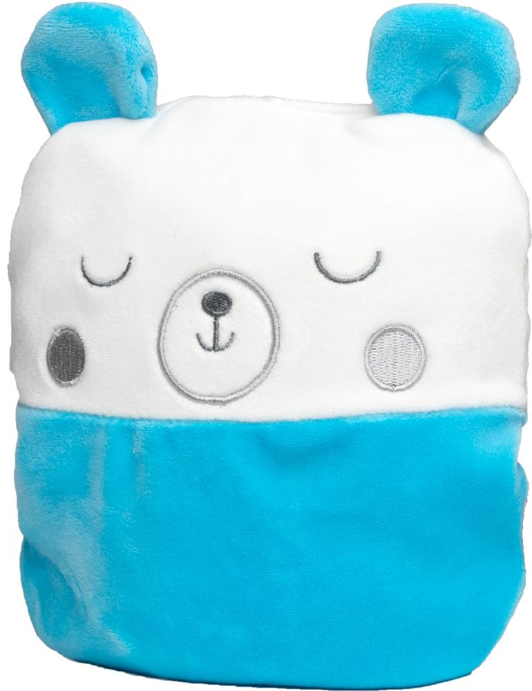 Bär für Wärmekissen, blau, one size