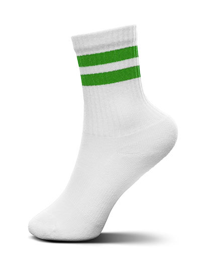 White, Kelly Green
