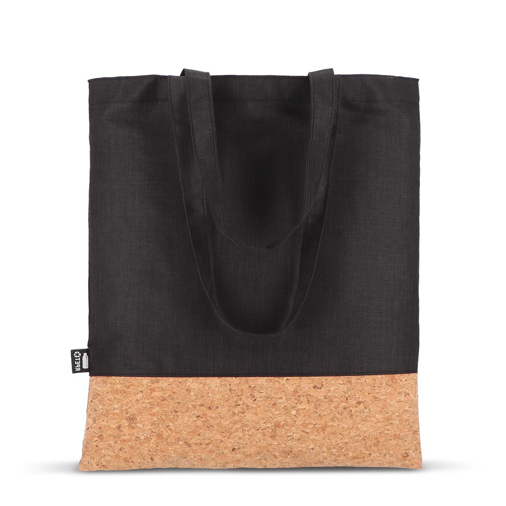 Tragetasche R-PET &amp; Kork 35 x 40cm