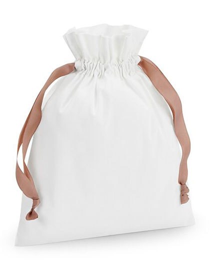 Westford Mill - Cotton Gift Bag with Ribbon Drawstring