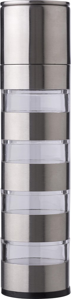 Gewürzmühle Rylan | 4 Fächer - silber