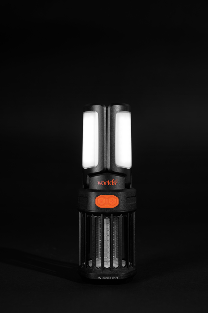 Nordic Drift Titan tragbare Campinglampe mit Mückenschutz