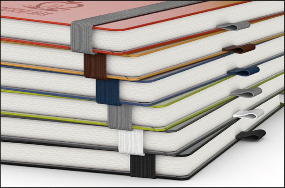 Notizbuch Organic-Book RECYCLING, Punktraster, grün, Siebdruck-Digital, ohne Infoblatt